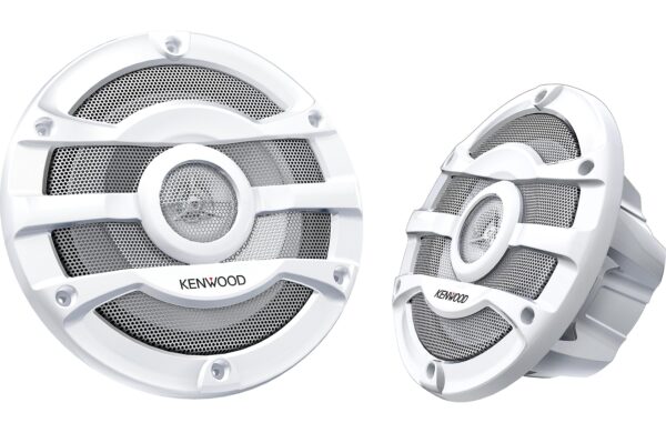 Kenwood KFC-2053MRW 300 Watt Powersports/Marine Boat White Speakers