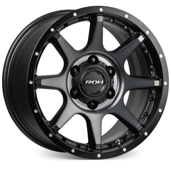 ROH Alloy Trophy Matt Black 17×9 5×120 30P