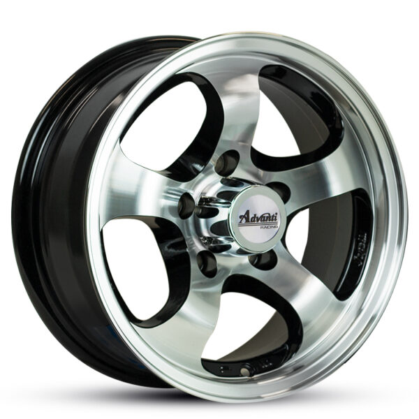 Advanti Racing Atlas 0 GLOSS BLACK 13×5 5×114.3 0P