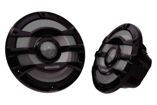 Kenwood KFC-2053MRB 20cm 300 Watt Powersports/Marine Boat Black Speakers