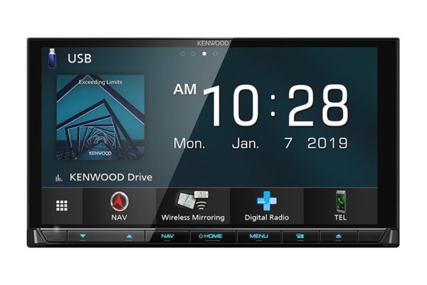 Kenwood DNX9190DABS AV Navigation with 6.8 inch HD Display