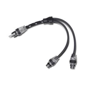 Rockford Fosgate RFITY-1M Premium Rca Y Adapter (1) Male To (2) Female (Pair)