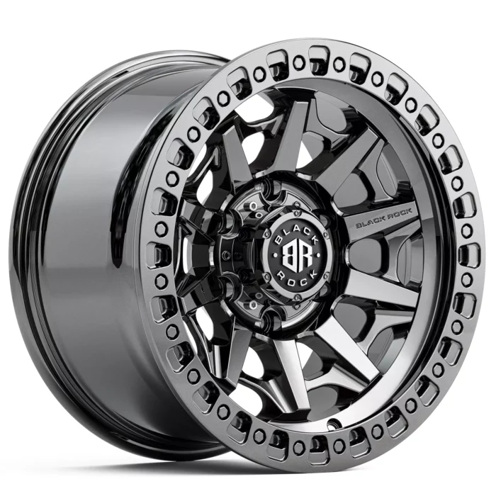 Black Rock Cage BLACK CHROME 17×9 6×139.7 12PP