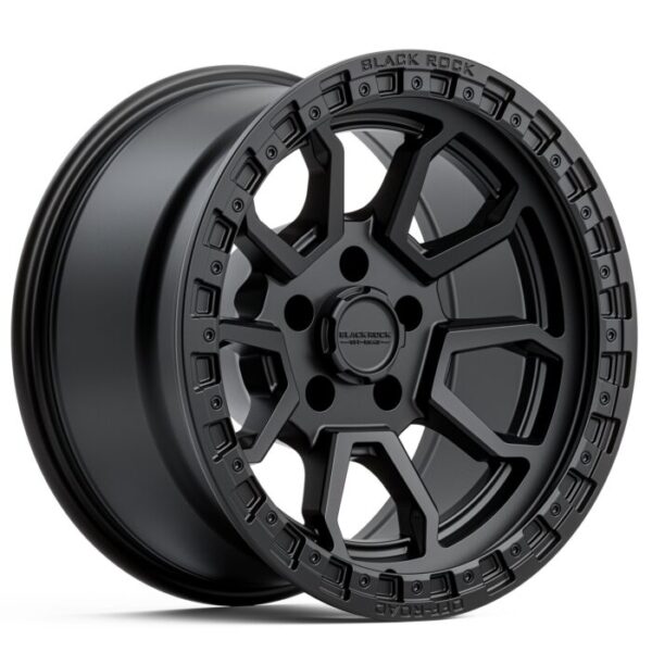 Black Rock Cobra 5S SATIN BLACK 17×9 5×114.3 0PP