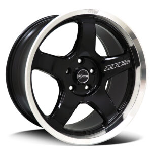 DTM Old-Skool YA3835 | DT5 BLACK POLISH 18×9.5 5×114 10P