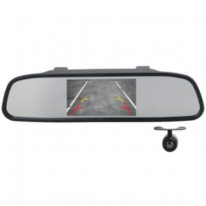 Gator 4.3In Mirror Mount Display Reverse Camera Kit