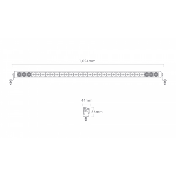 Big Red 12/24V 40In 9000L Led Light Bar