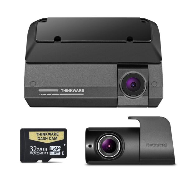 Thinkware 1080P Full Hd Front & Rear Dash Cam Pack – 32Gb Micro Sd