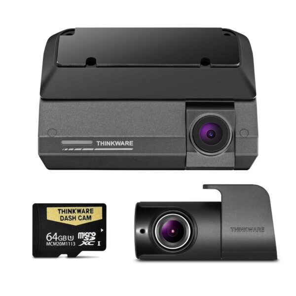 Thinkware 1080P Full Hd Front & Rear Dash Cam Pack – 64Gb Micro Sd