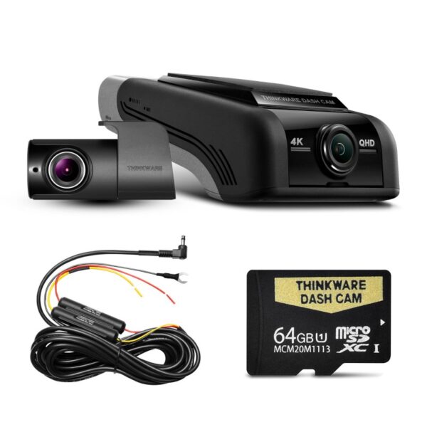 Thinkware Front & Rear Dash Cam (U1000) – 64Gb