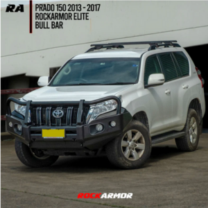 ROCKARMOR ELITE STEEL BULLBAR TO SUIT TOYOTA PRADO 150 TEAR DROP 2013-2017