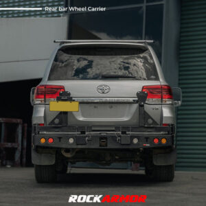 ROCKARMOR STEEL DUAL WHEEL CARRIER TO SUIT TOYOTA LANDCRUISER FJ200 2008 To Current (WITH BUILT IN TOWBAR)