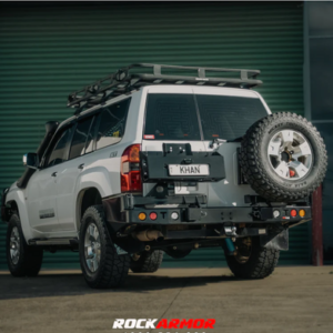 ROCKARMOR Rockarmor Steel Dual Wheel Carrier To Suit Nissan Patrol Y61 GU4 2004 – 2016 Models