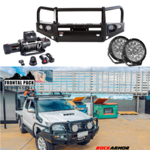 ROCKARMOR PREMIUM BULLBAR FRONTAL COMBO TO SUIT TOYOTA HILUX 2011-2015