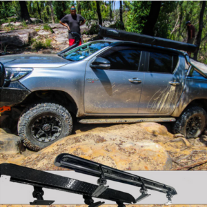 ROCKARMOR STEEL ROCKSLIDER SIDE STEPS TO SUIT TOYOTA HILUX N80 2015 To Current