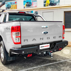 ROCKARMOR ROCKAMOR ELITE STEEL REAR STEP / TOWBAR TO SUIT FORD RANGER WILDTRACK 2012-2020