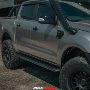 ROCKARMOR STEEL ROCKSLIDER SIDE STEPS TO SUIT FORD RANGER PX1,2,3 Dual Cab/Extra cab 2012-2022