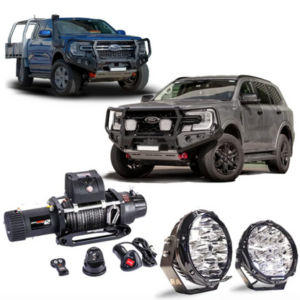 ROCKARMOR GT HOOP BULLBAR COMBO PACK TO SUIT FORD EVEREST 2015+