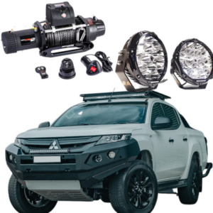 ROCKARMOR GT HOOPLESS BULLBAR COMBO PACK TO SUIT MITSUBISHI MR TRITON