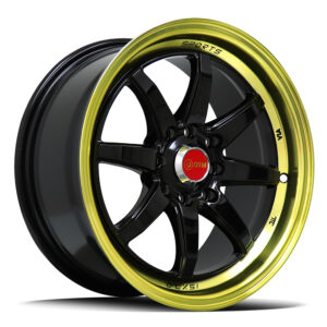 DTM Old-Skool 3730 | Atom BLACK GOLD 15×7 4×114 30P