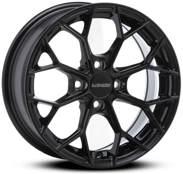 Lenso J1B | Jager GLOSS BLACK 15×7 4×100 35P