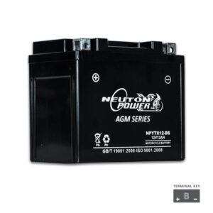 Neuton Power YTX12-BS 12V 12AH Powersport Battery NPYTX12-BS