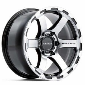 Black Rock Grip GLOSS BLACK 17×9 6×130 25PP