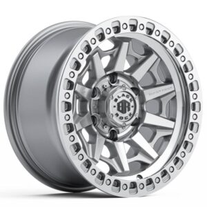 Black Rock Cage SILVER MACHINED 17×9 6×139.7 12PP