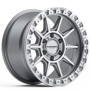 Black Rock Gunner SILVER MACHINED 18×9 6×139.7 20PP