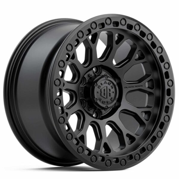 Black Rock Spider SATIN BLACK 17×9 6×114.3 12PP