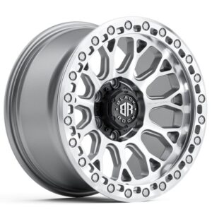 Black Rock Spider SILVER MACHINED 18×9 6×139.7 35PP