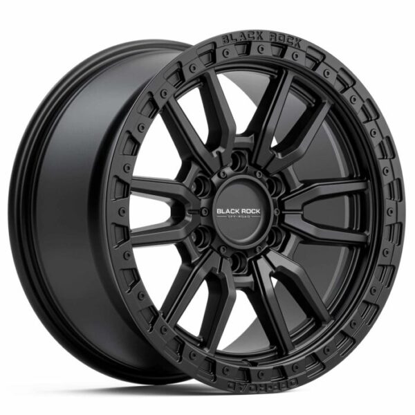 Black Rock Rambler SATIN BLACK 17×8.5 5×120 35PP