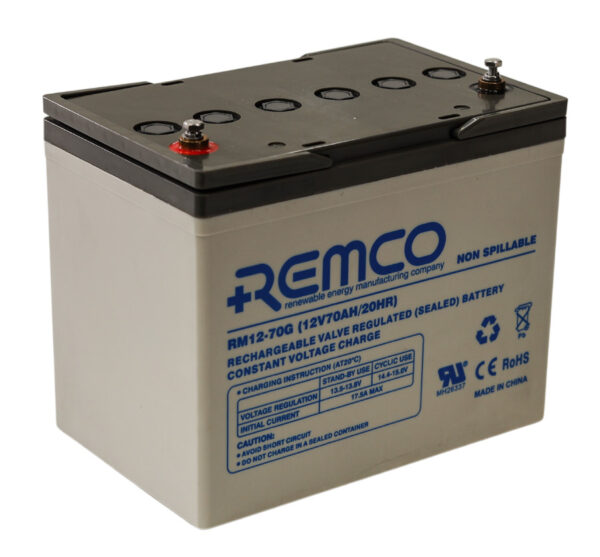 Remco GEL Deep Cycle Battery RM12-70G