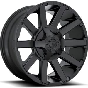 Fuel D437 | Contra SATIN BLACK 20×9 8×170 20P