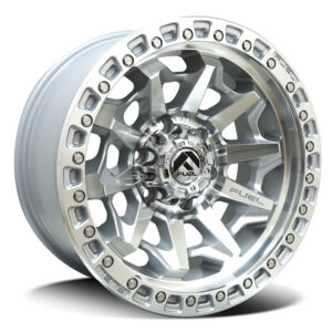 Fuel D883 | Covert SILVER MACHINED 18×9 6×139 1P