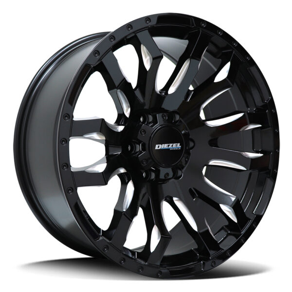 Diezel 9059 | Scar GLOSS BLACK 20×9 6×139 15P