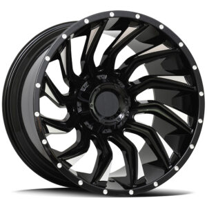 Diezel LA559 GLOSS BLACK 20×12 6×139 -139P