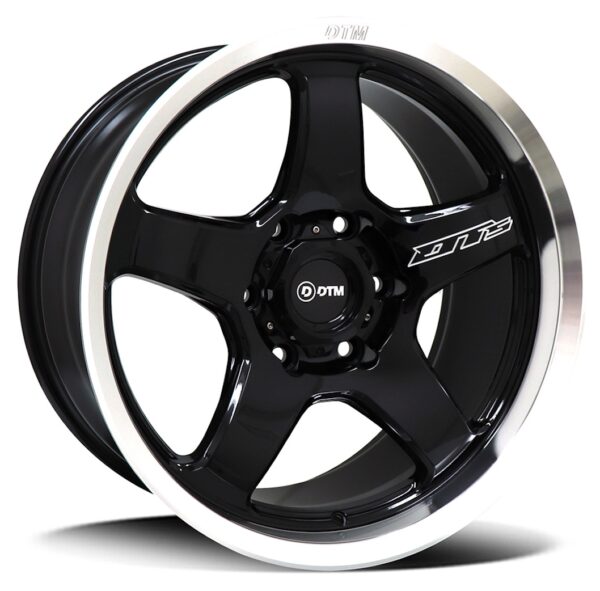 DTM HD YA3835 | DT5 6 LUG Gloss Black 18×10.5 6×139 22P