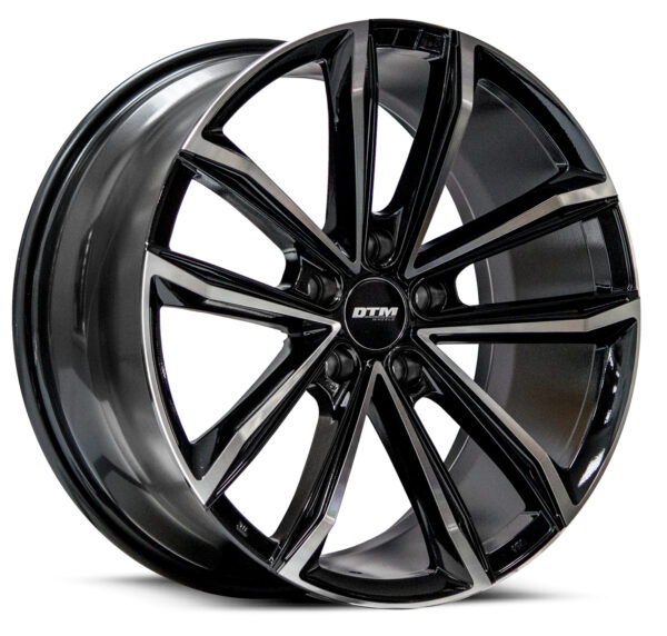 DTM 3770 | Sparrow BLACK POLISH 18×8 5×114 38P