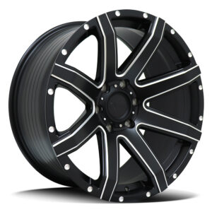 DTM Hd Stiletto Concave SATIN BLACK 20×9.5 6×114 15P