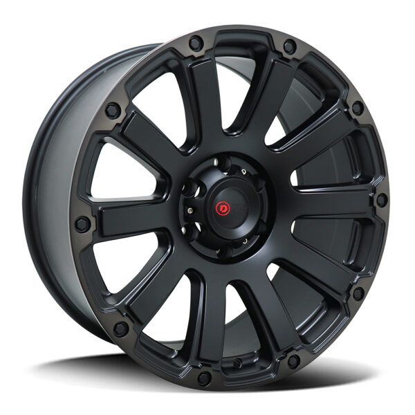 DTM Hd 2825 | Zambia MATTE BLACK 20×9 6×139 15P