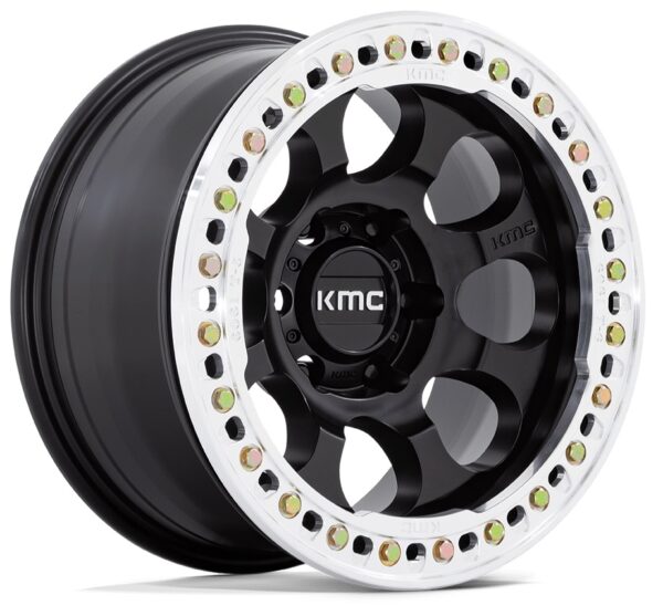 KMC KM237 | Riot Beadlock SATIN BLACK 17×9 6×139 -139P