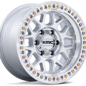 KMC KM549| Grs GLOSS SILVER 17×9 6×139 18P