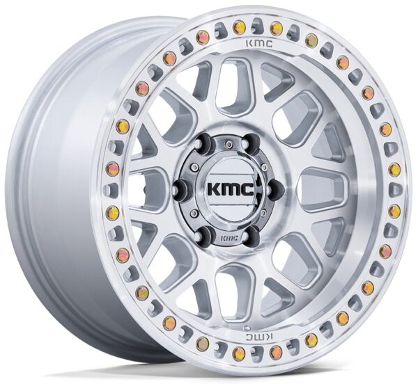 KMC KM549| Grs GLOSS SILVER 17×9 6×139 18P