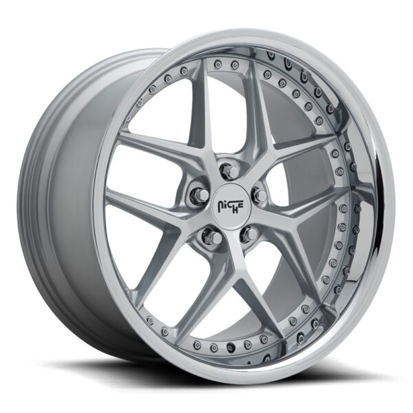 Niche M225 | Vice SILVER CHROME 20×10.5 5×114 40P