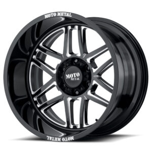 Moto Metal MO992 | Folsom BLACK MILLED 0x0 +18 18P