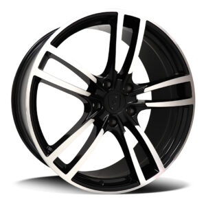 Replica Porsche 5628 BLACK POLISH 22×10 5×130 55P