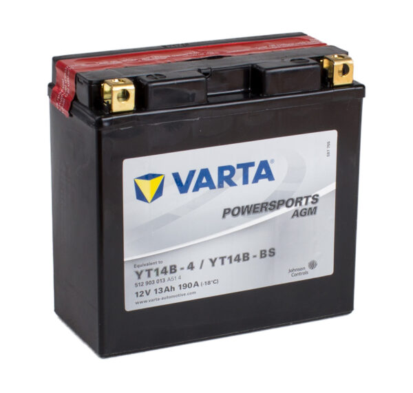 Varta Powersports Battery YT14B-4