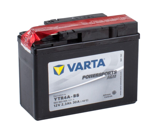 Varta Powersports Battery YTR4A-4