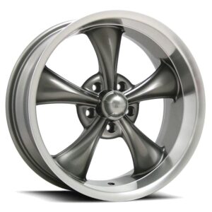 Ridler R695 Grey w/Machined 18×9.5 5×127 6P